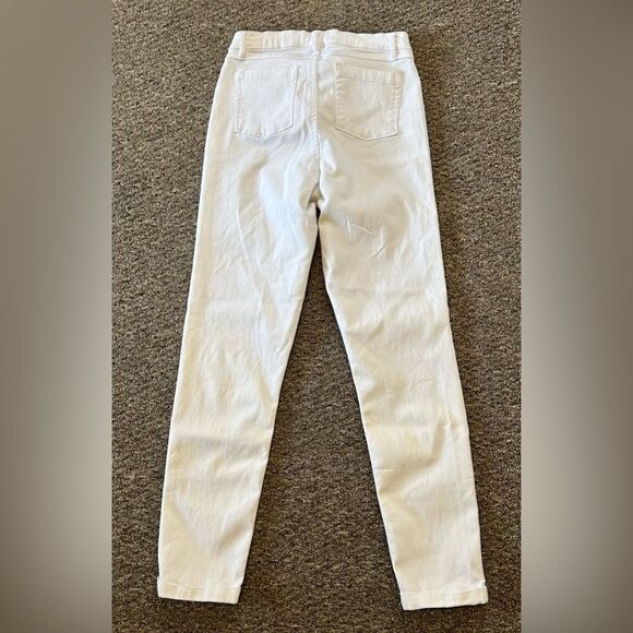 Women's White Jeans ankle cropped jeans - Picture 3 of 5